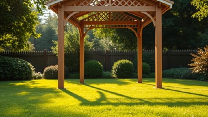 Can I Put a Gazebo Directly on the Grass?