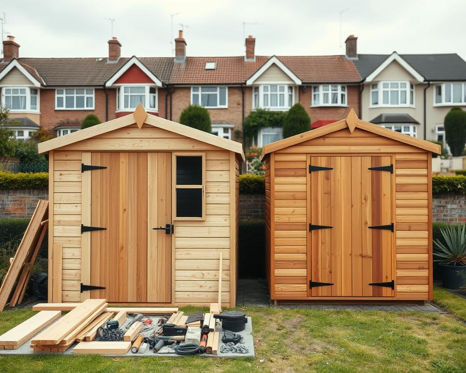 Cost Comparison Build vs Buy Shed UK