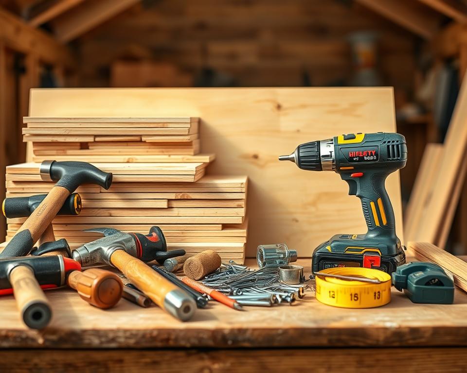 DIY Shed Building Materials and Tools