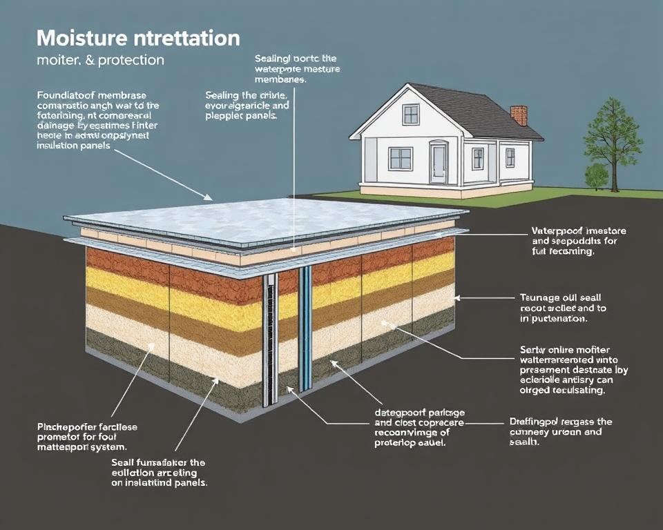 Foundation moisture control and protection techniques