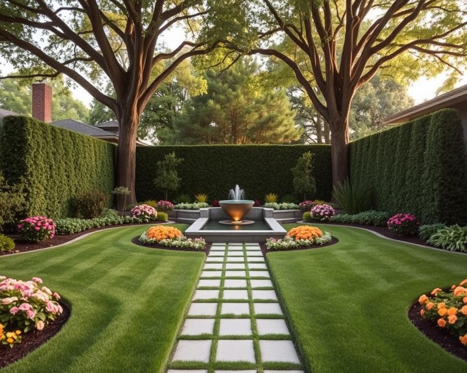 Front yard landscape design planning