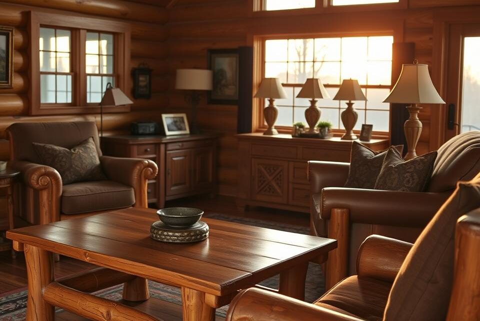Furnishing tips for log cabins and sheds
