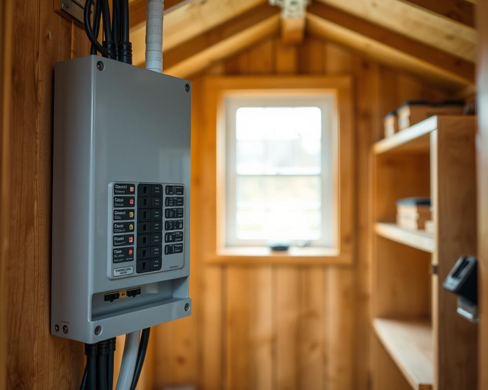 Garden Shed Consumer Unit Installation