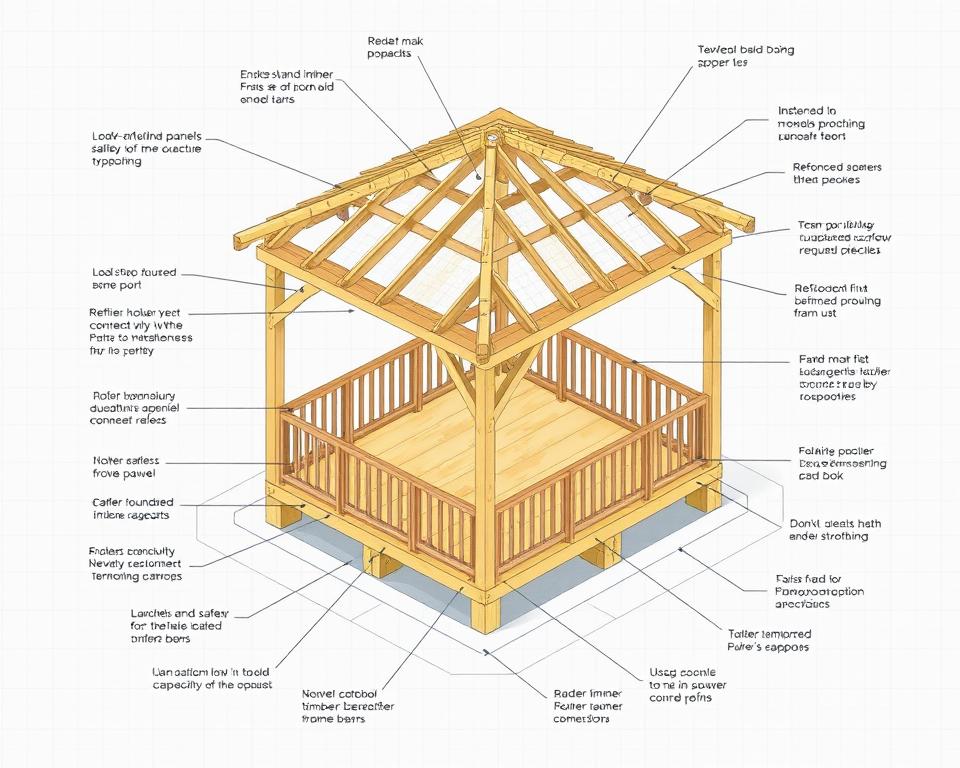 Gazebo safety UK structural guidelines