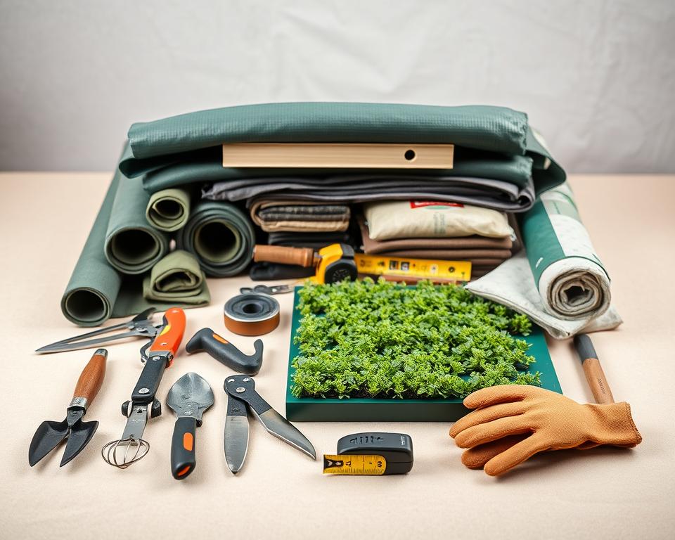 Green Roof Installation Tools and Materials