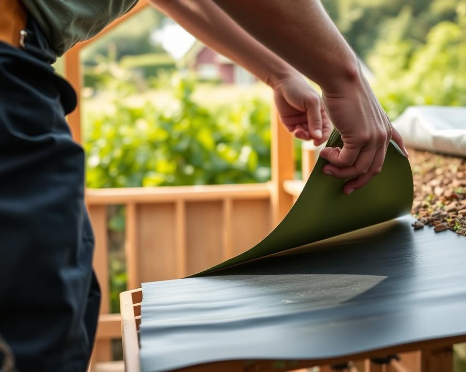 Green Roof Waterproof Membrane Installation