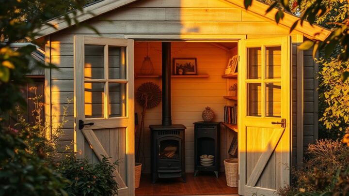 Heating a Garden Shed – Methods | Ultimate UK Guide