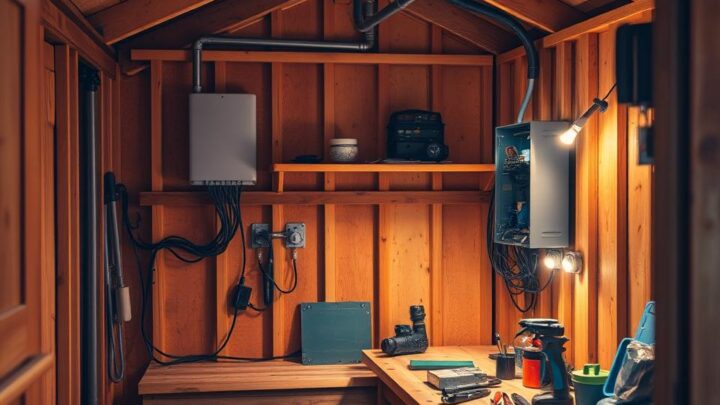 How to Install Power Supply to a Garden Shed
