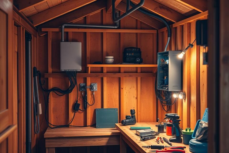 How to Install Power Supply to a Garden Shed