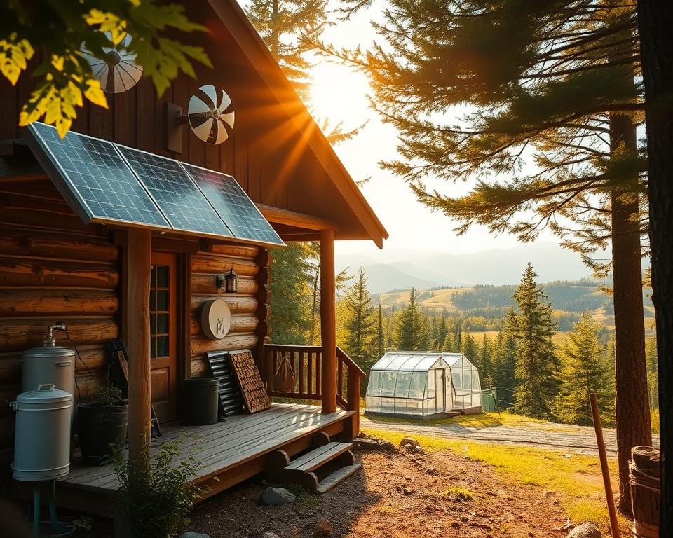 Log Cabin Utilities and Off-Grid Living