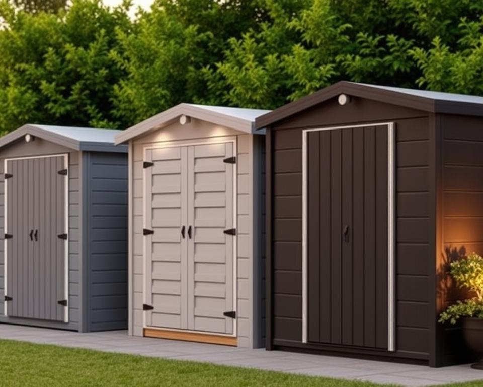 Modern Plastic and Vinyl Garden Sheds