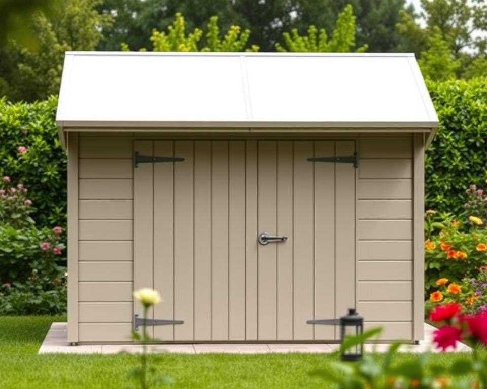 PVC garden sheds modern storage solution