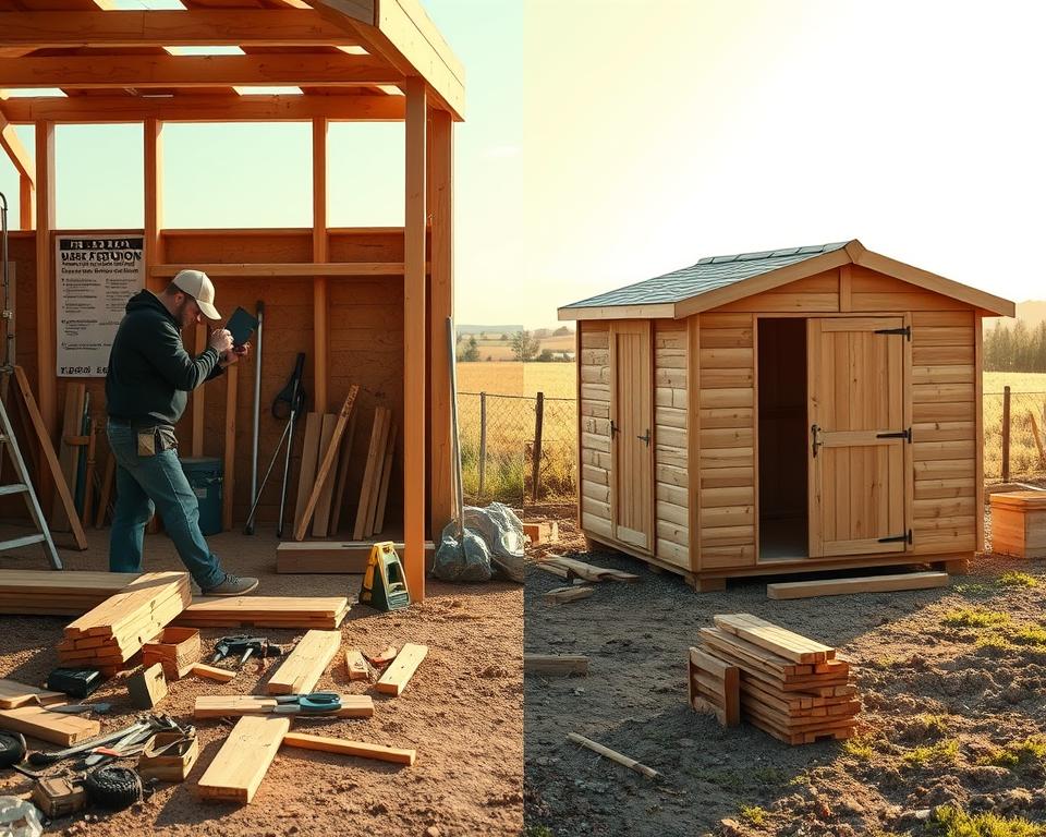 Shed Construction Time Comparison