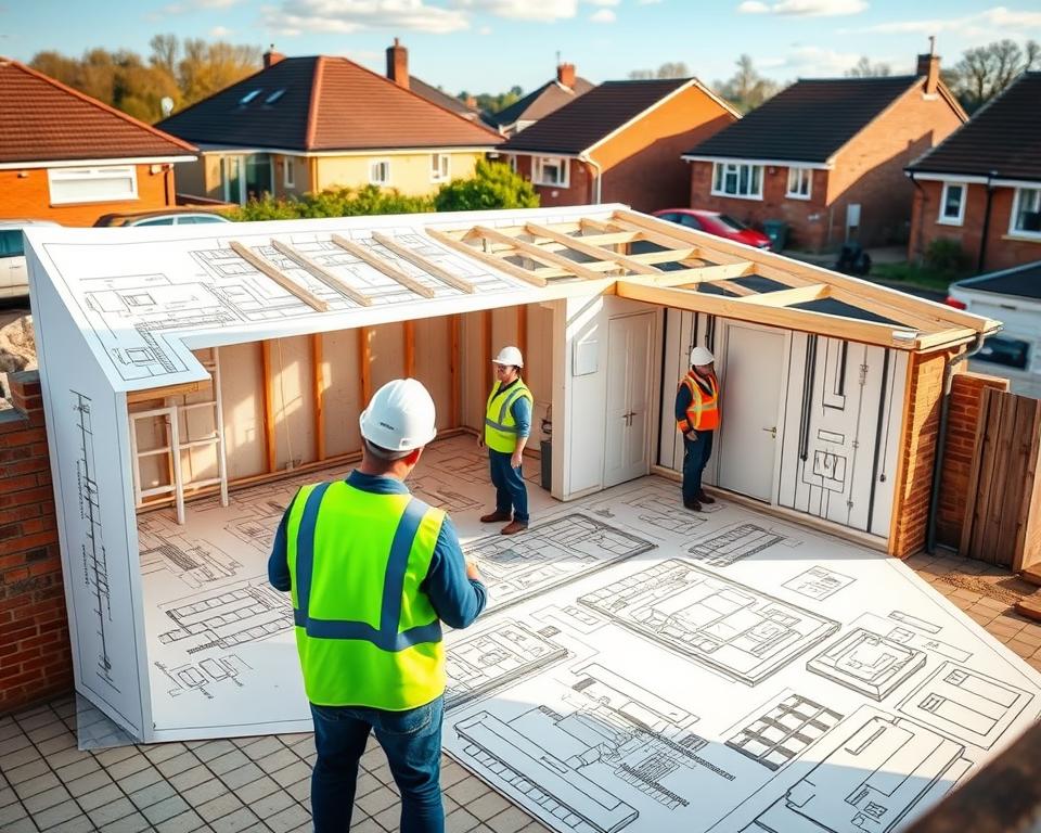 UK garage construction requirements and safety regulations