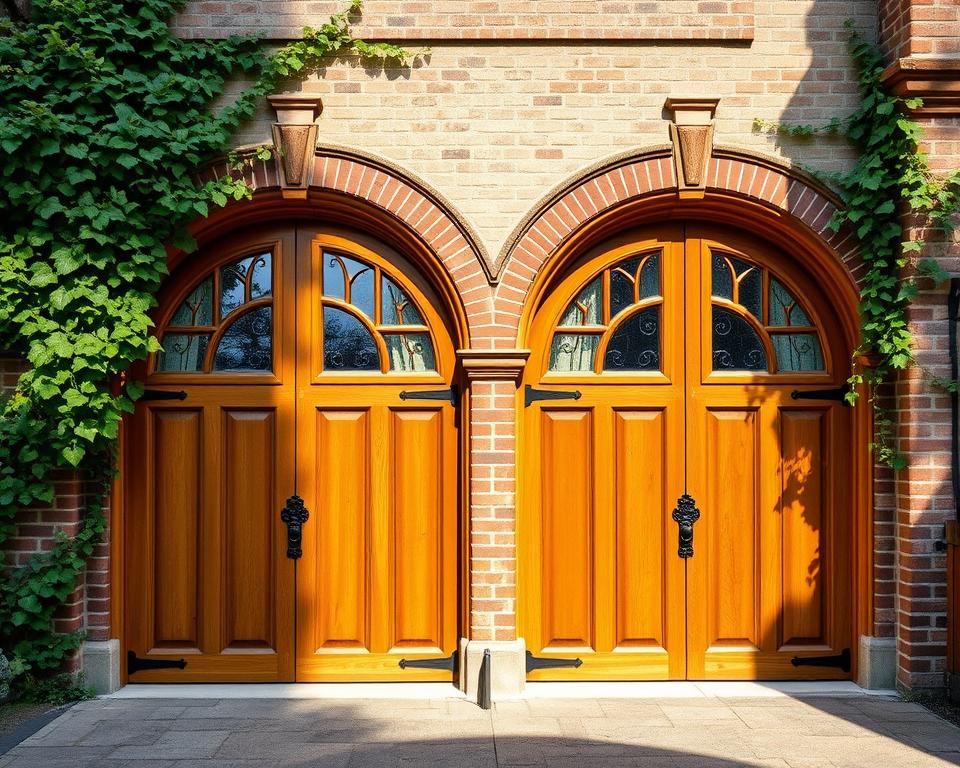 Wessex traditional British garage doors
