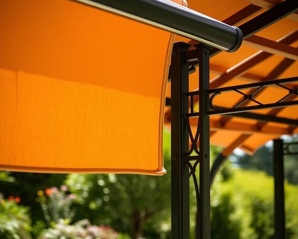 Wind-resistant gazebo materials comparison