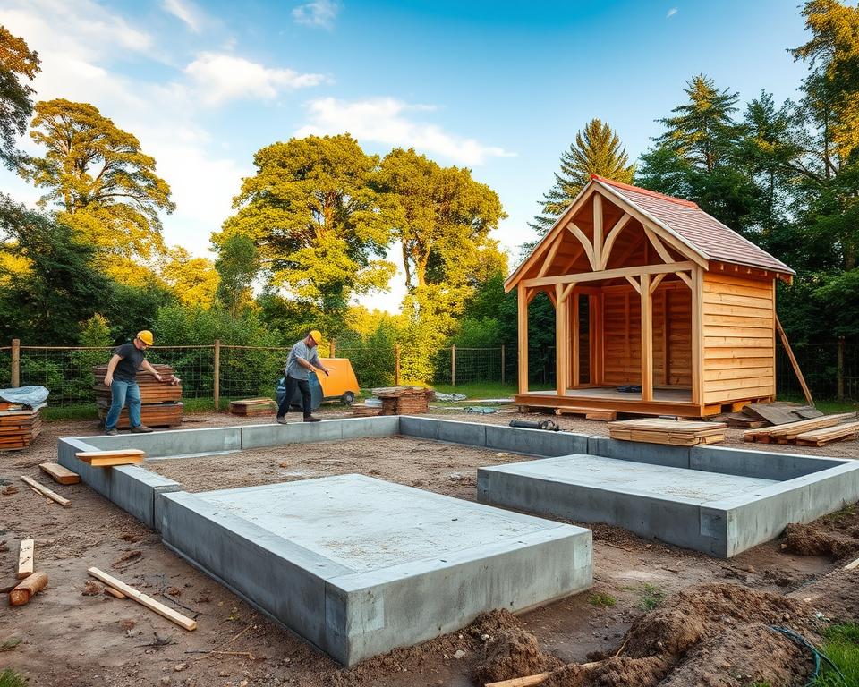 How to built a foundation for a summerhouse: DIY Guide Garden-Blog