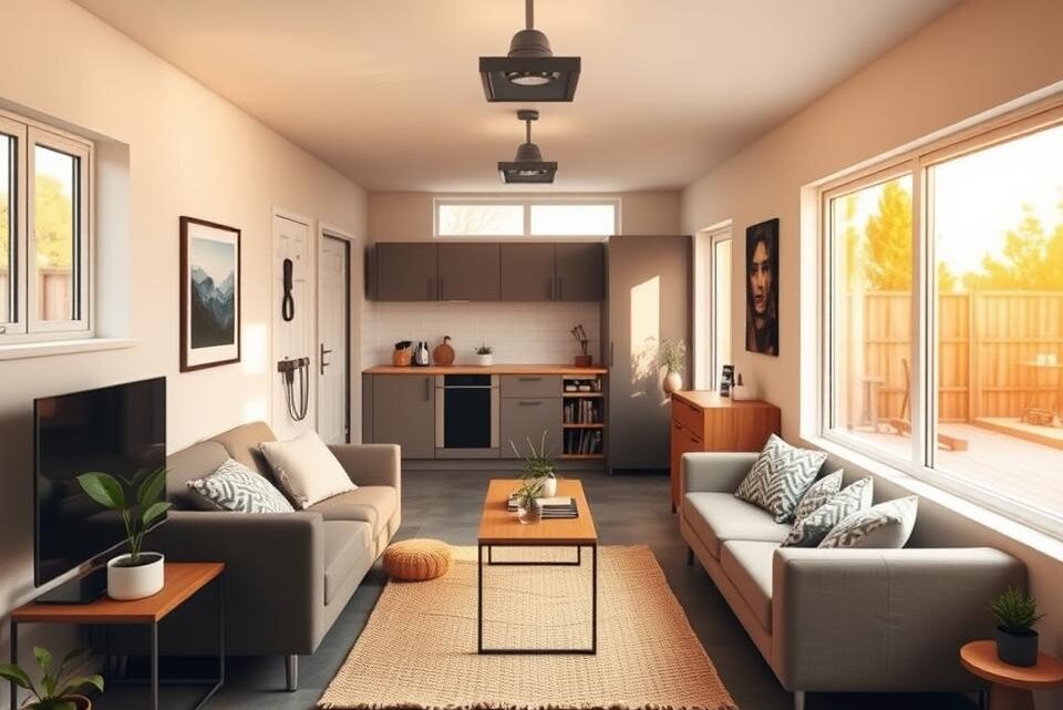 can you legally live in a garage in the uk?