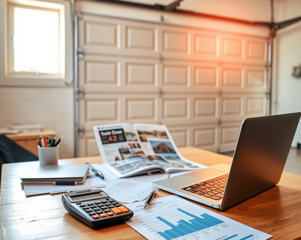 how much should i budget for a new garage door?