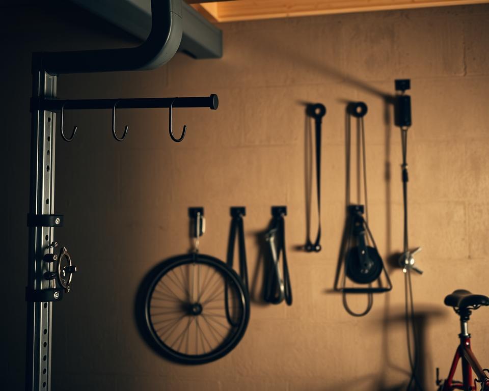what is the cheapest way to hang a bike in the garage?