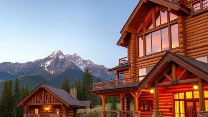 What is the difference between a lodge and a log cabin?